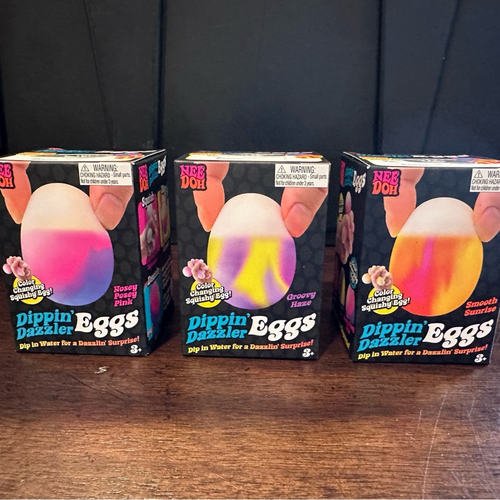 Needoh dippin dazzler eggs. Sold individually. You pick color!